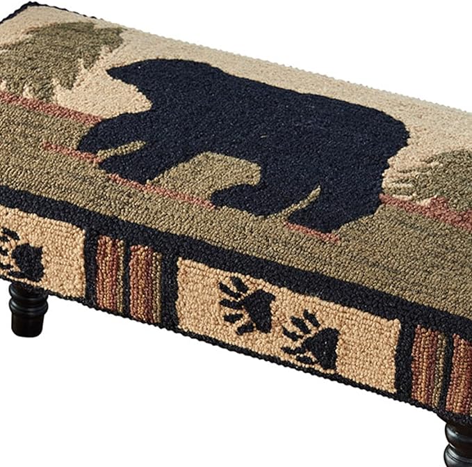Park Designs Adirondack Bear Hooked Bench - Photo 4