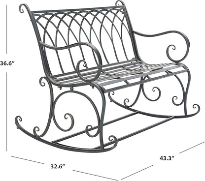 Safavieh PAT5021A Outdoor Collection Ressi Pearl White Rock Bench