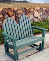 POLYWOOD® Classic Adirondack Glider, Slate Grey - Photo 2