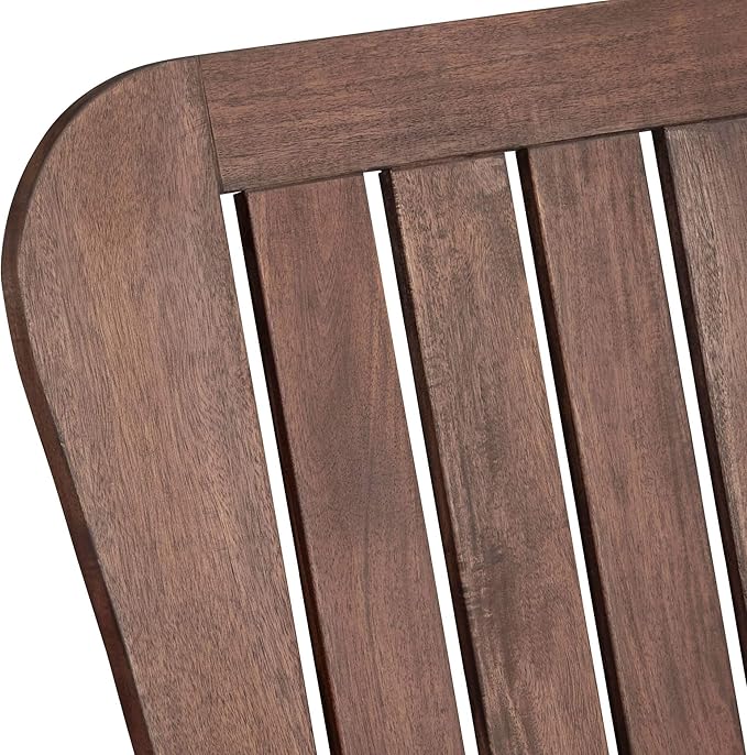 Teal Island Designs Dylan Dark Wood Outdoor Adirondack Chair