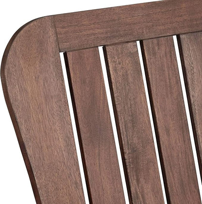 Teal Island Designs Dylan Dark Wood Outdoor Adirondack Chair