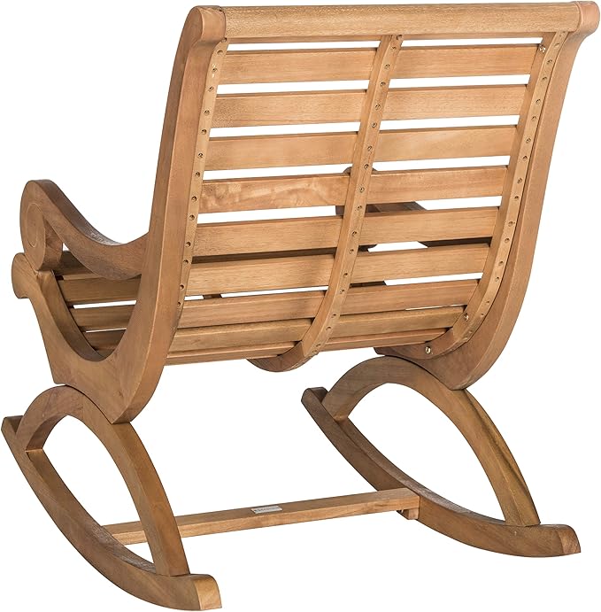 Safavieh Outdoor Collection Sonora Rocking Chair, Teak Brown