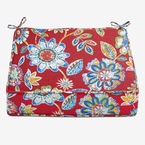 BrylaneHome Extra-Thick Seat Cushion - 23”L x 22”W x 5.5”H - Patio & Outdoor - Water - Photo 1