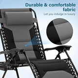 MFSTUDIO Padded Zero Gravity Chair Set of 2 - Photo 4