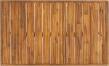 SAFAVIEH Outdoor Collection Duncan Natural Brown Slatted Top Solid Wood Coffee Table - Photo 5