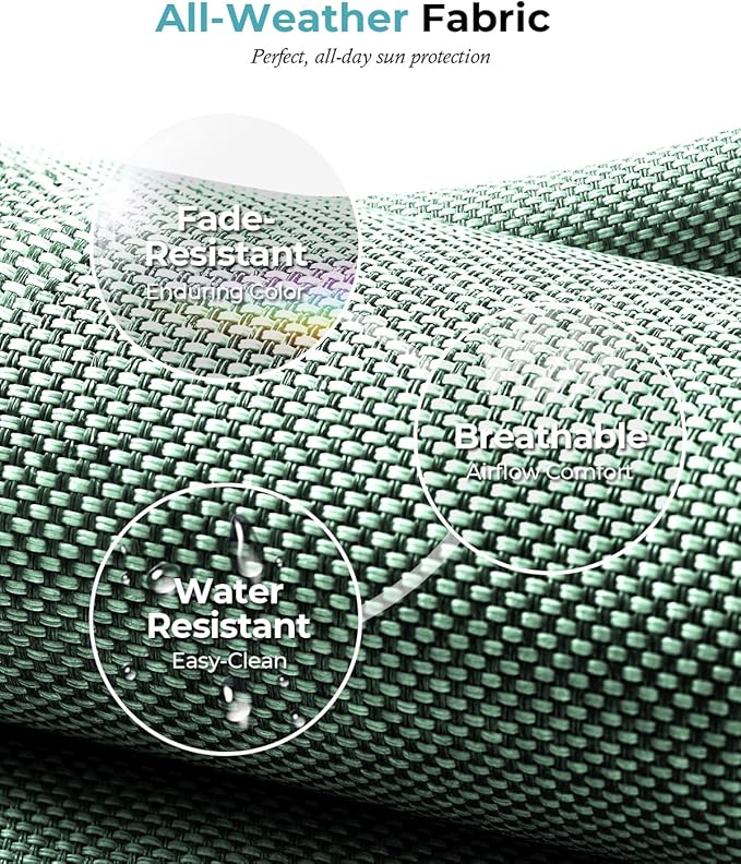 Ciokea Outdoor Lounge Chair with Pillow Set of 4, 5-Position Chaise Lounge with Wheels & Armrests - Photo 4