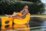 Tenjam Moon Chair in Pool Lounge Chairs for Sun Shelf Set of Two - Photo 8