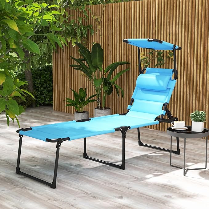3-in-1 Oversized Sun Tanning Chair with Mat & Face Hole - Photo 7