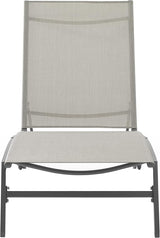 Crosley Furniture Weaver Reclining Mesh Outdoor Chaise Lounge Chair with Wheels for Patio, Deck, Poolside - Photo 4