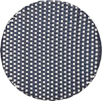 SAFAVIEH Outdoor Collection California Navy/White Bistro Table (Fully Assembled)