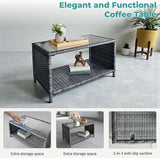 GIANGSUNNY 4 Patio Furniture Set with Storage - Photo 6