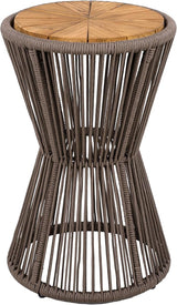 Merax 2 Pieces Round Outdoor Side Table Set - Photo 5