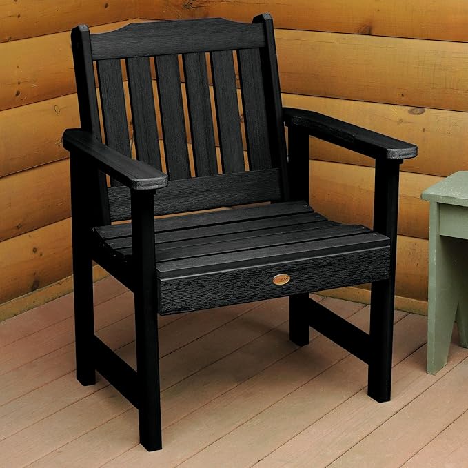 Highwood AD-CHGL1-BKE Lehigh Garden Chair, Black