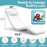 GoSports Coast Modern in Pool Lounge Chair - Waterproof & Weighted Chaise Lounger - Outdoor Pool Furniture for Patio or - Photo 2