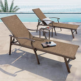 Crestlive Products Aluminum Chaise Lounge Set of 3 - Photo 1