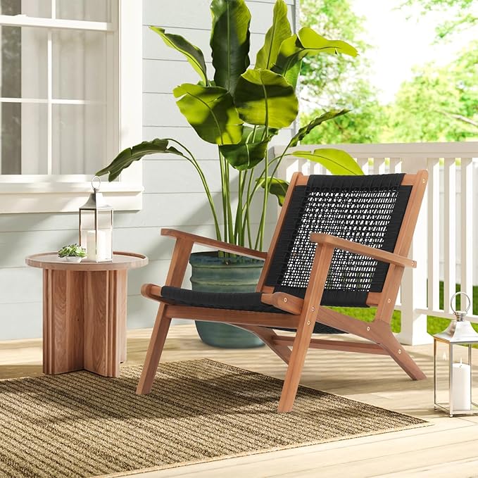 Verano Garden Mid Century Modern Accent Armchair Set of 2 - Photo 7