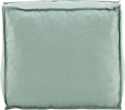 Christopher Knight Home Natty Bean Bag Chair, Fabric Bean Bag Chairs for Adults and Kids, Comfy Reading Chair, Lounge Sofa with Armrest, Indoor/Outdoor Spaces Memory Foam Bean Bag Chair, Mint