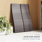 Nestl Chaise Lounge Chair Outdoor Set of 2, Wicker Patio Lounge Chair, Outdoor Lounge Chair with Reclining Backrest - Photo 6