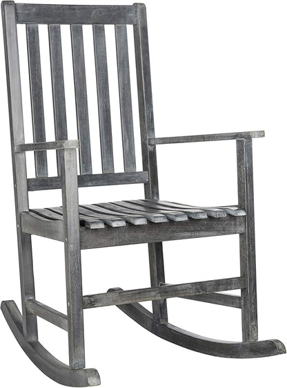 SAFAVIEH Outdoor Collection Barstow Teak Rocking Chair
