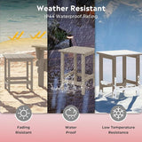 Costaelm Square Outdoor Side Tables, Adirondack Patio Tables for Outside, HDPE Patio End Table Weather Resistant - Photo 5