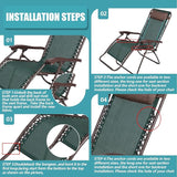 Queekay Chair Replacement Fabric with 4 Bungee Cord Lounge Chair Cloth Mesh Repair Kit for Patio Recliner Outdoor Lawn - Photo 3