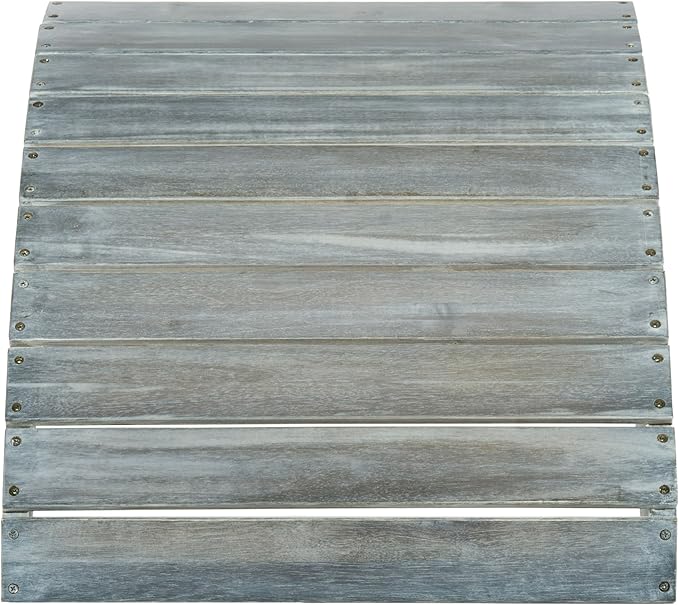 Safavieh Patio Collection Hampton Adirondack Acacia Wood Ottoman
