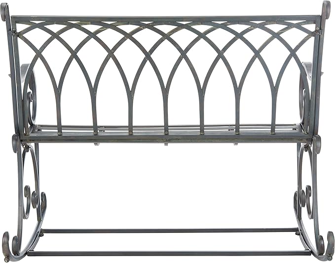 Safavieh PAT5021A Outdoor Collection Ressi Pearl White Rock Bench