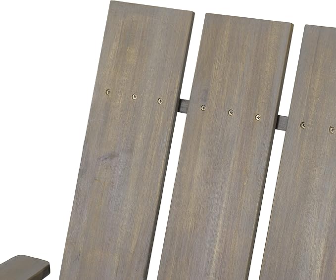 Christopher Knight Home 317311 Zuma Adirondack Chair, Gray