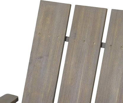 Christopher Knight Home 317311 Zuma Adirondack Chair, Gray