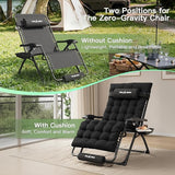 Amopatio Oversized Zero Gravity Chair w/Removable Cushion&Headrest - Photo 4