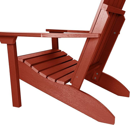 Highwood Classic Westport Adirondack Chair, Rustic Red