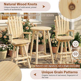 HOMEDIARY 3 Piece Outdoor Bar Set - Photo 6