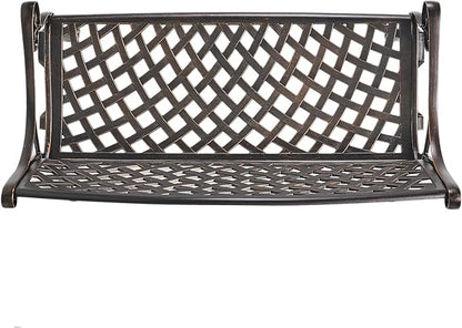 Christopher Knight Home Eastwood Antique Copper Cast Aluminum Bench