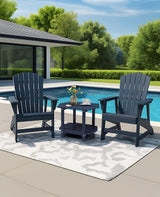 Outvita Adirondack Side Table, 24 Inch Square Outdoor End Table - Photo 2