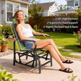 Outsunny Outdoor Glider Chair Set of 2 - Photo 5