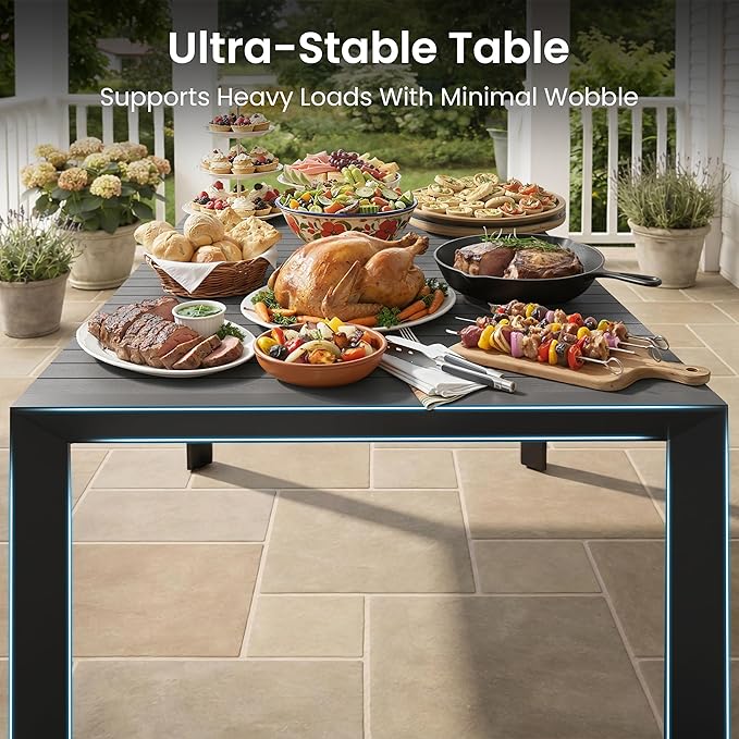 Crestlive Products Outdoor Dining Table for 6 - Photo 6