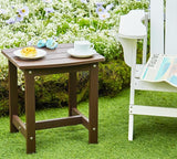 Y&M Outdoor Side Table, HIPS Adirondack Small Single Table, Waterproof Square Outside Table - Photo 4