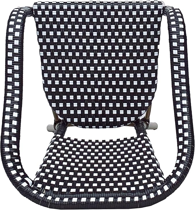 Christopher Knight Home Cecil Bistro Chairs, Black + White + Wood Print - Photo 10
