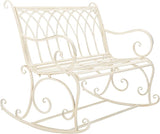 Safavieh PAT5021A Outdoor Collection Ressi Pearl White Rock Bench - Photo 9