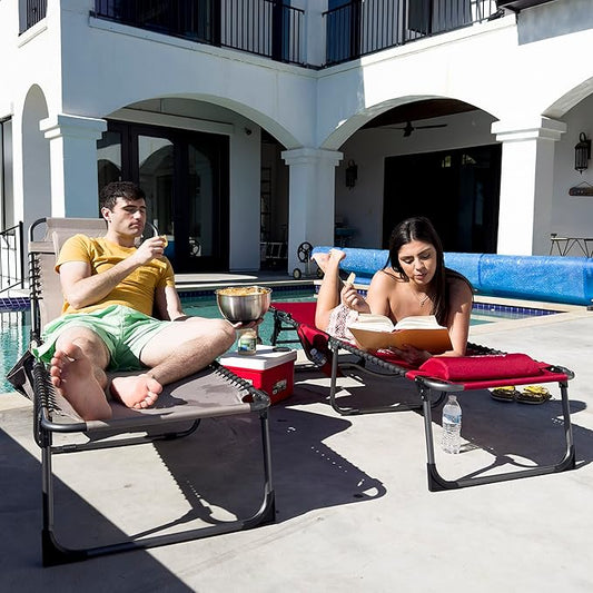 KingCamp Folding Outdoor Chaise Lounge