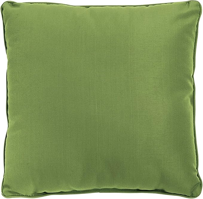 BrylaneHome 16" Square Toss Pillow - Patio & Outdoor - Patio & Outdoor - Water, Stain & Fade Resistant - Willow - Photo 1