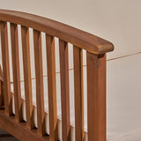 Christopher Knight Home Grace Outdoor Acacia Wood Loveseat, Brown Patina Finish and Cream - Photo 6