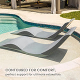 Aqua Outdoors - in-Pool Chaise Lounger - Inside Pool & Sun Shelf Lounge Chair - Designed for Water Depths Up to 9” - Photo 6