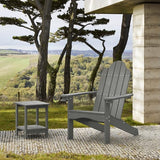 LUE BONA HDPS Adirondack Chairs Set of 8, Fire Pit Outdoor Chair Weather Resistant with Cup Holder - Photo 6