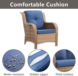 Rilyson Patio Furniture Chairs Outdoor Chair - 2 Piece Wicker Rattan Chairs Set with High Back and Deep Seating for - Photo 4