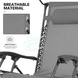 MoNiBloom Zero Gravity Chair with Canopy Shade, Patio Anti Gravity Recliner - Photo 7