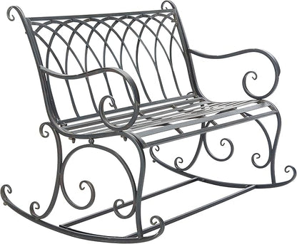 Safavieh PAT5021A Outdoor Collection Ressi Pearl White Rock Bench
