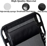 Zero Gravity Chair Set of 2 Replacement Pillow Headrest with Elastic Band - Photo 3