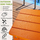 Y&M Outdoor Side Table, HIPS Adirondack Small Single Table, Waterproof Square Outside Table - Photo 8