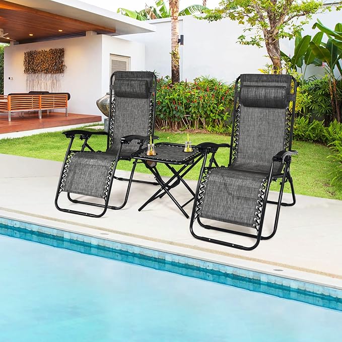S AFSTAR Zero Gravity Chairs Set of 2 - Photo 8